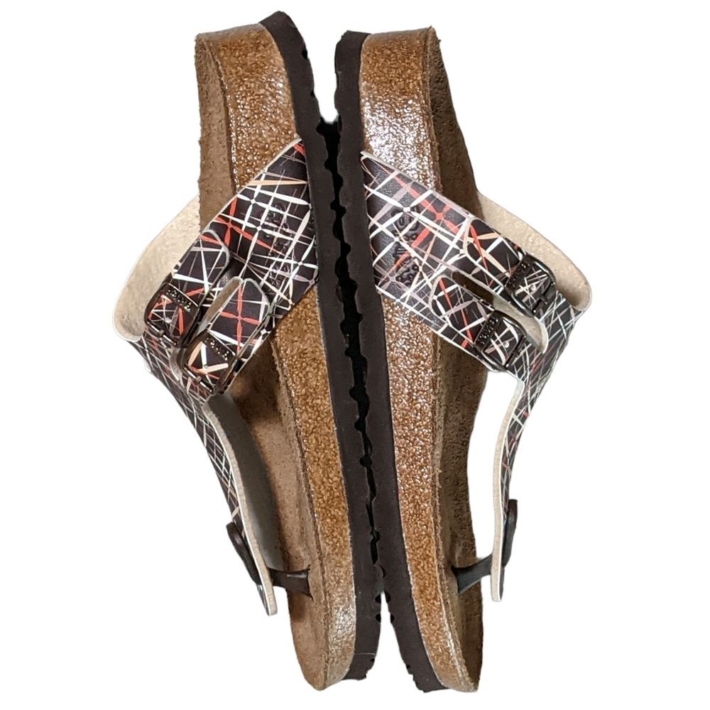 Birki's Birkenstock between toe thonged splatter print sandal slip on op… - Picture 3 of 12